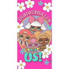 LOL Surprise Flowers fürdőlepedő, strand törölköző 70x140cm babatörülköző, kifogó