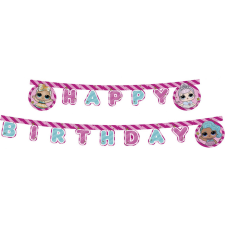 LOL Surprise Glitterati Happy Birthday felirat 2 m party kellék