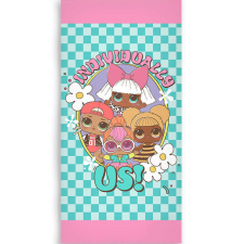 LOL Surprise Individually fürdőlepedő, strand törölköző 70x140cm babatörülköző, kifogó