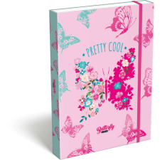Lollipop Cute Butterfly füzetbox A/4, lepkés füzetbox