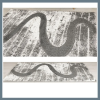  London Szürke-Fehér Ombre Mintás 160x220 Szőnyeg 02105A-VIZON-160220