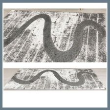  London Szürke-Fehér Ombre Mintás 200x280 Szőnyeg 02105A-VIZON-200280 lakástextília