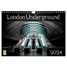  London Underground 2024 (Wall Calendar 2024 DIN A4 landscape), CALVENDO 12 Month Wall Calendar naptár, kalendárium