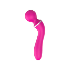 Lonely - 2in1 cserélhető fejes masszírozó és G-pont vibrátor (pink) vibrátorok