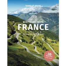 Lonely Planet Franciaország útikönyv Lonely Planet Best Road Trips France angol 2024 utazás