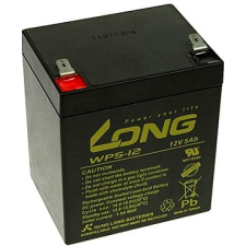 LONG Hosszú 12V 5Ah ólom-savas akkumulátor F2 (WP5-12B F2) szünetmentes áramforrás