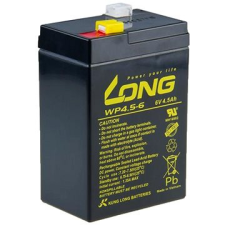 LONG Hosszú 6V 4,5Ah ólom-savas akkumulátor F1 (WP4.5-6) szünetmentes áramforrás