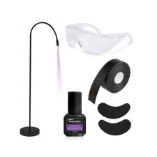 Long Lashes UV LED szempillaépítés kezdőcsomag műszempilla