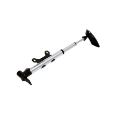 LONGUS alumínium teleszkópos minipumpa, minden szeleptípushoz, ezüst kerékpár és kerékpáros felszerelés