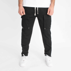  Loose Cargo Pants - fekete oldalzsebes nadrág - Méret: S