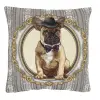  Lord Francia Bulldog párnahuzat 45x45 cm