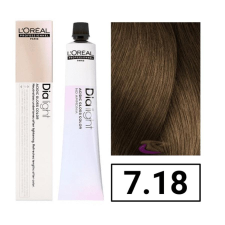 LOREAL Dialight hajszínező 7.18 hajfesték, színező