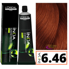 LOREAL INOA ammóniamentes hajfesték 6.46 hajfesték, színező