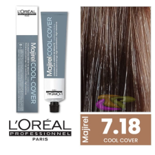 Loreal Professionel Loreal Majirel hajfesték 7.18 Cool Cover hajfesték, színező