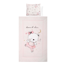 Lorelli 4 részes ágynemű garnitúra - Bllerina Bear babaágynemű, babapléd