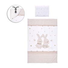 Lorelli 5 részes ágynemű garnitúra - Honey Bunny Beige babaágynemű, babapléd