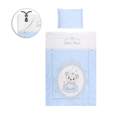 Lorelli 5 részes ágynemű garnitúra - Little Bear Blue babaágynemű, babapléd