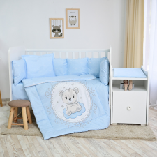 Lorelli ágynemű garnitúra Trend kombi ágyhoz - Little Bear Blue babaágynemű, babapléd