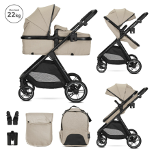 Lorelli Aspen 2in1 Babakocsi - Mózeskosár és Sportrész, Cappuccino babakocsi