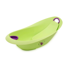 Lorelli Hippo Luxe kád leeresztő dugóval és babatartóval - zöld babafürdőkád