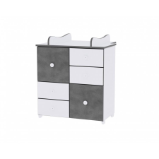 Lorelli Komód - White & Vintage Grey / Fehér & Vintage Szürke bútor