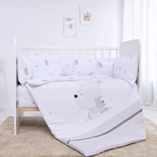 Lorelli Lilly ágynemű garnitúra 60x120 - Little Rabbits Grey babaágynemű, babapléd