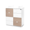 Lorelli Lorelli Cupboard pelenkázó komód - White & Amber ÚJ