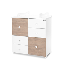 Lorelli Lorelli Cupboard pelenkázó komód - White & Amber ÚJ pelenkázó