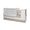Lorelli Lorelli Mini Max kombi ágy 190x72 - White Amber New