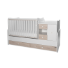 Lorelli Lorelli Mini Max kombi ágy 190x72 - White Light Oak New