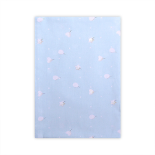  Lorelli Matracvédő lepedő 150x100cm - Train Blue babaágynemű, babapléd