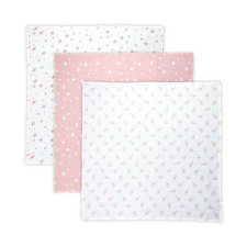 Lorelli muszlin takaró 80x80 cm - Trio Rose Mix babaágynemű, babapléd