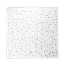  Lorelli Muszlin takaró 80x80 cm - White With Grey St babaágynemű, babapléd