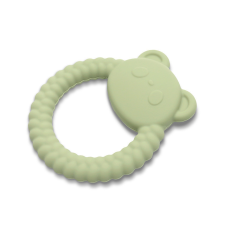 Lorelli Panda természetes szilikon rágóka - Fresh Green rágóka