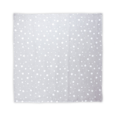 Lorelli Polár takaró 80x80 cm - Grey With Stars babaágynemű, babapléd