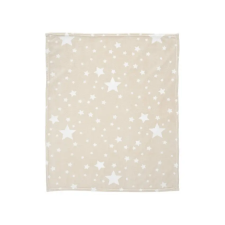  Lorelli Polár takaró 85x100 cm - Beige Stars babaágynemű, babapléd