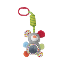 Lorelli Toys Campanula plüss babakocsi játék - egér bébijáték babakocsira