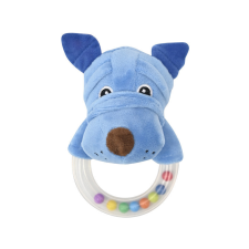 Lorelli Toys Lorelli Toys Plüss csörgő karika - Kék kutya csörgő