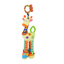 Lorelli Toys plüss játék rágókával - zsiráf plüssfigura