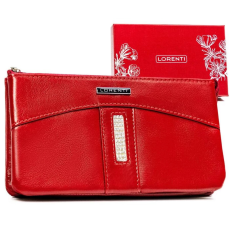  Lorenti Női Bőr Pénztárca – Kulcstartóval – 76121-Sgn-7792 Red – Piros