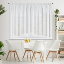  Loreta díszes fényáteresztő függöny Fehér 400x160 cm lakástextília