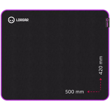 LORGAR Main 315 Egérpad Black/Purple (LRG-GMP315) egérpad