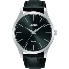  Lorus férfi karóra, 40 mm, rozsdamentes acél, fekete számlap karóra
