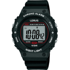 Lorus R2313PX9 Digital Mens Watch 40mm 10ATM, karóra