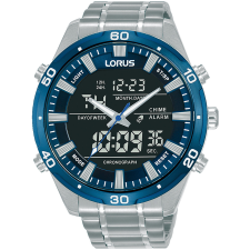 Lorus RW647AX9 Digital Chronograph Mens Watch 46mm 10ATM, karóra