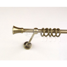  Los Angeles óarany színű 1 rudas fém karnis szett karnis, függönyrúd