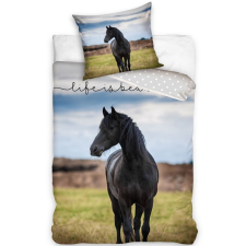  Lovas ágynemű (fekete ló) lakástextília