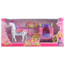  Lovas hintó babáknak elemes játékfigura