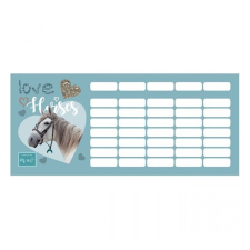 Lovas/Mici Horses mini órarend (18x8 cm) órarend