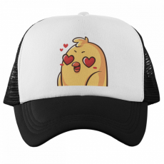  Love chicken Emoji - Trucker Hálós Baseball Sapka